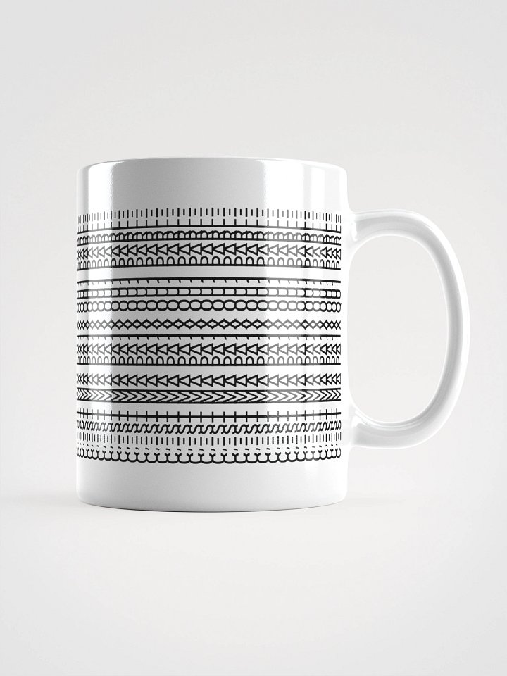 Mug Blanc Codé Zen - C'est ma Paix qui Parle - Cadeau Original product image (1)