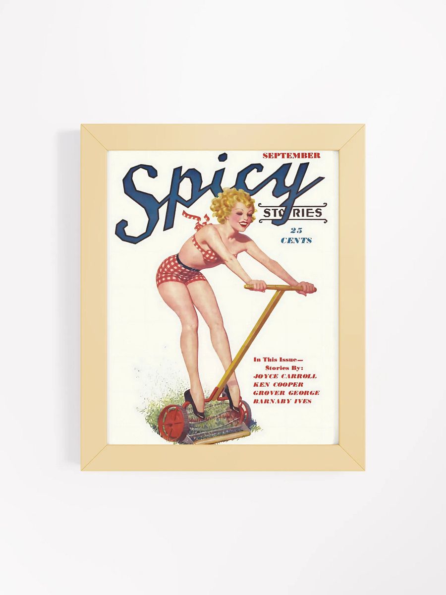 Sultry lawn care Ayous Wood Framed Poster product image (43)
