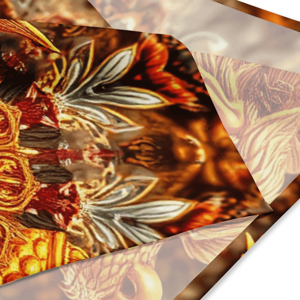Golden Dragon All-Over Bandana product image (4)