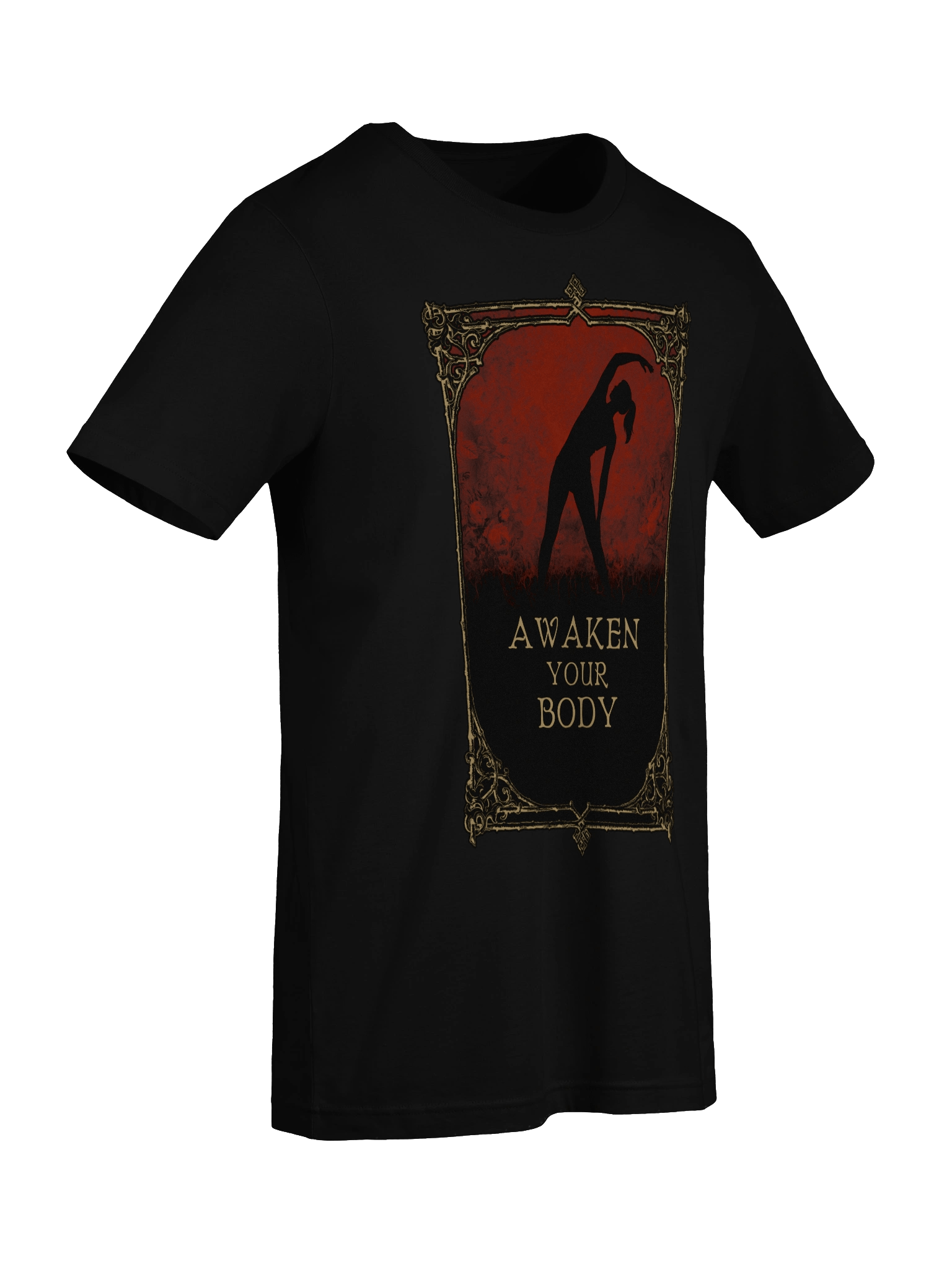 Awaken Your Body Slim Fit T-shirt (Sustaining the Mortal Vessel Quest Collection) product image (9)