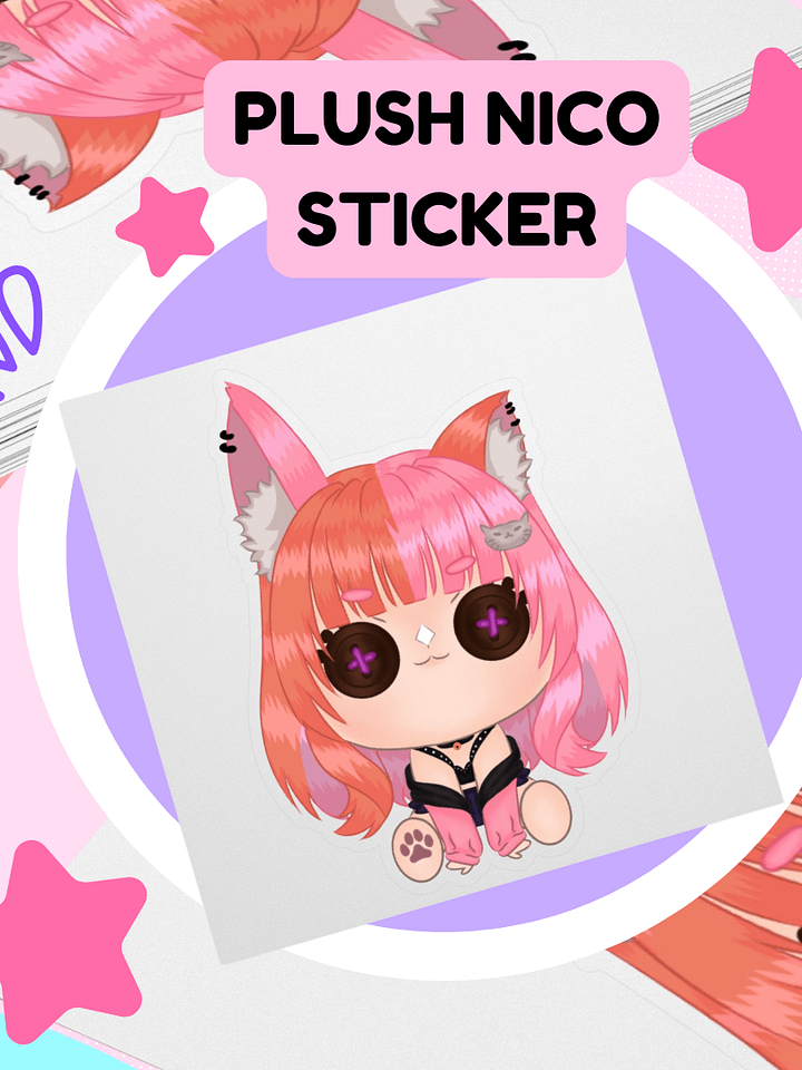 Nico Plush Sticker product image (1)