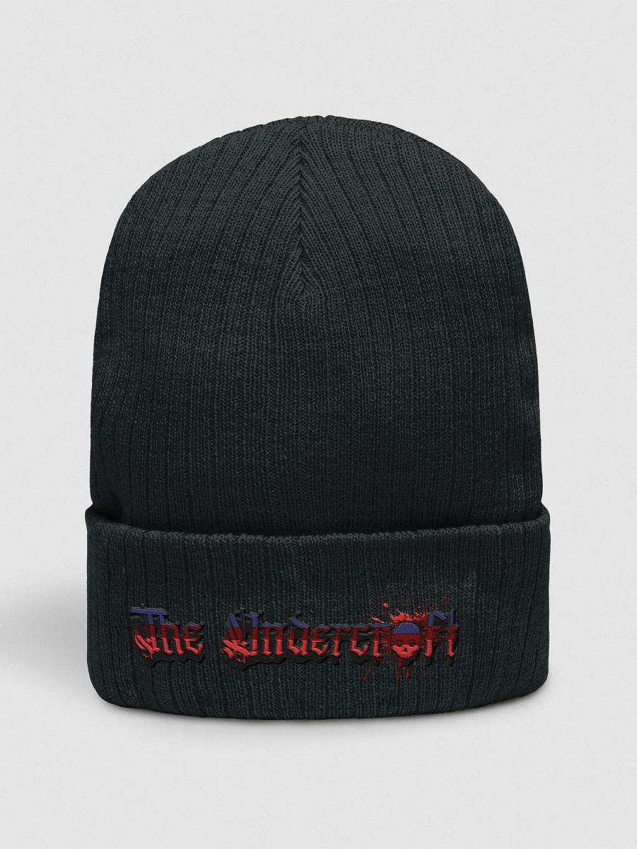 The Undercroft Skull Ribbed Beanie product image (1)