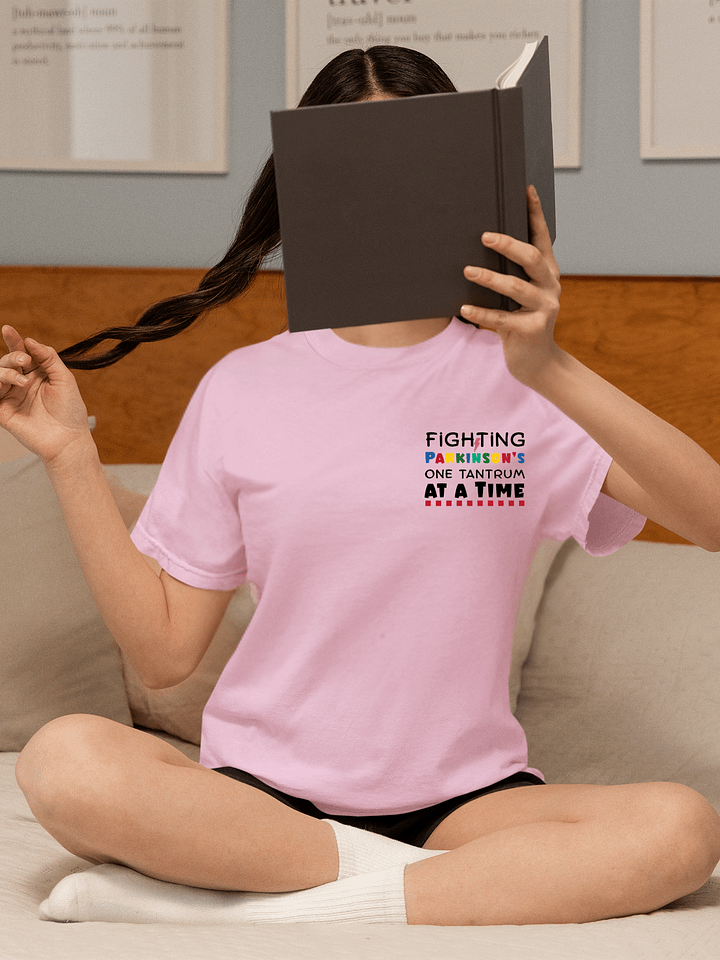 Fighting Parkinson’s One Tantrum at a Time. Comfort Colors T-shirt - Pocket product image (1)