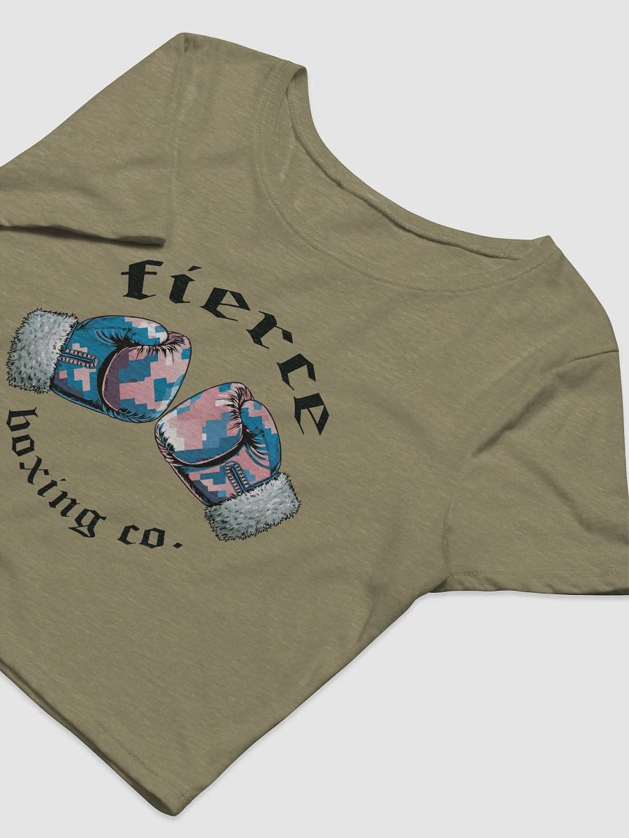 Camouflage Boxing Gloves Women's Crop Tee product image (9)