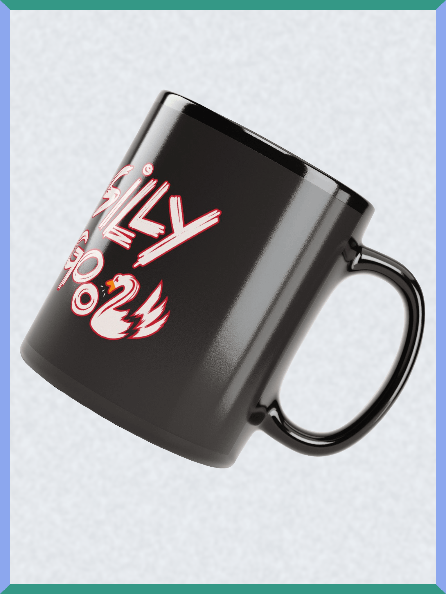 Silly Goose - Glossy Black Mug product image (1)