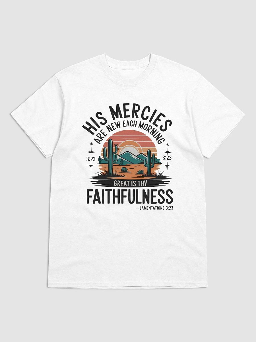 "His Mercies" Faithful Sunrise T-Shir product image (2)