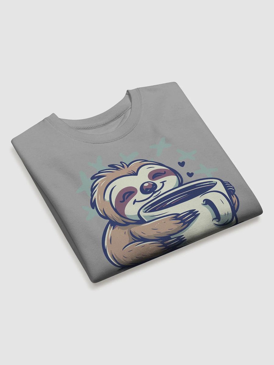 Funny sloth coffee humor Premium Sweatshirt product image (9)