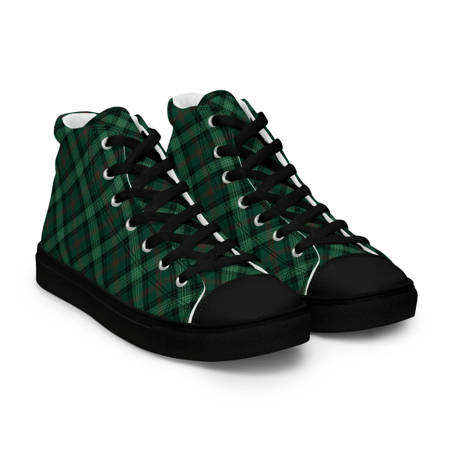Ross Hunting Tartan Men's High Top Shoes product image (1)