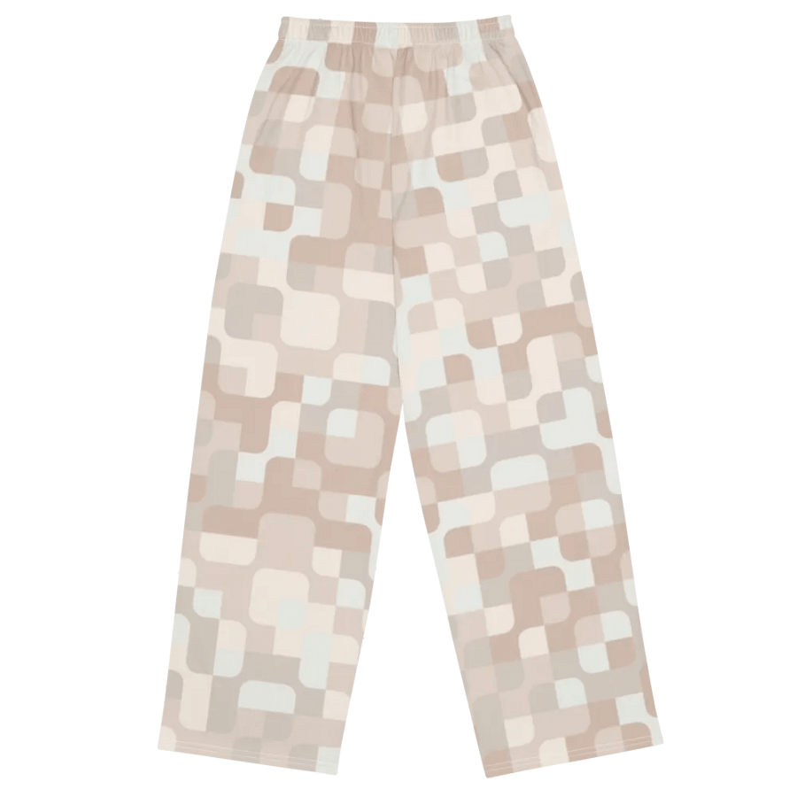 BUIII Pixelated Geometry: Whispering Sands Wide-Leg Pants product image (11)