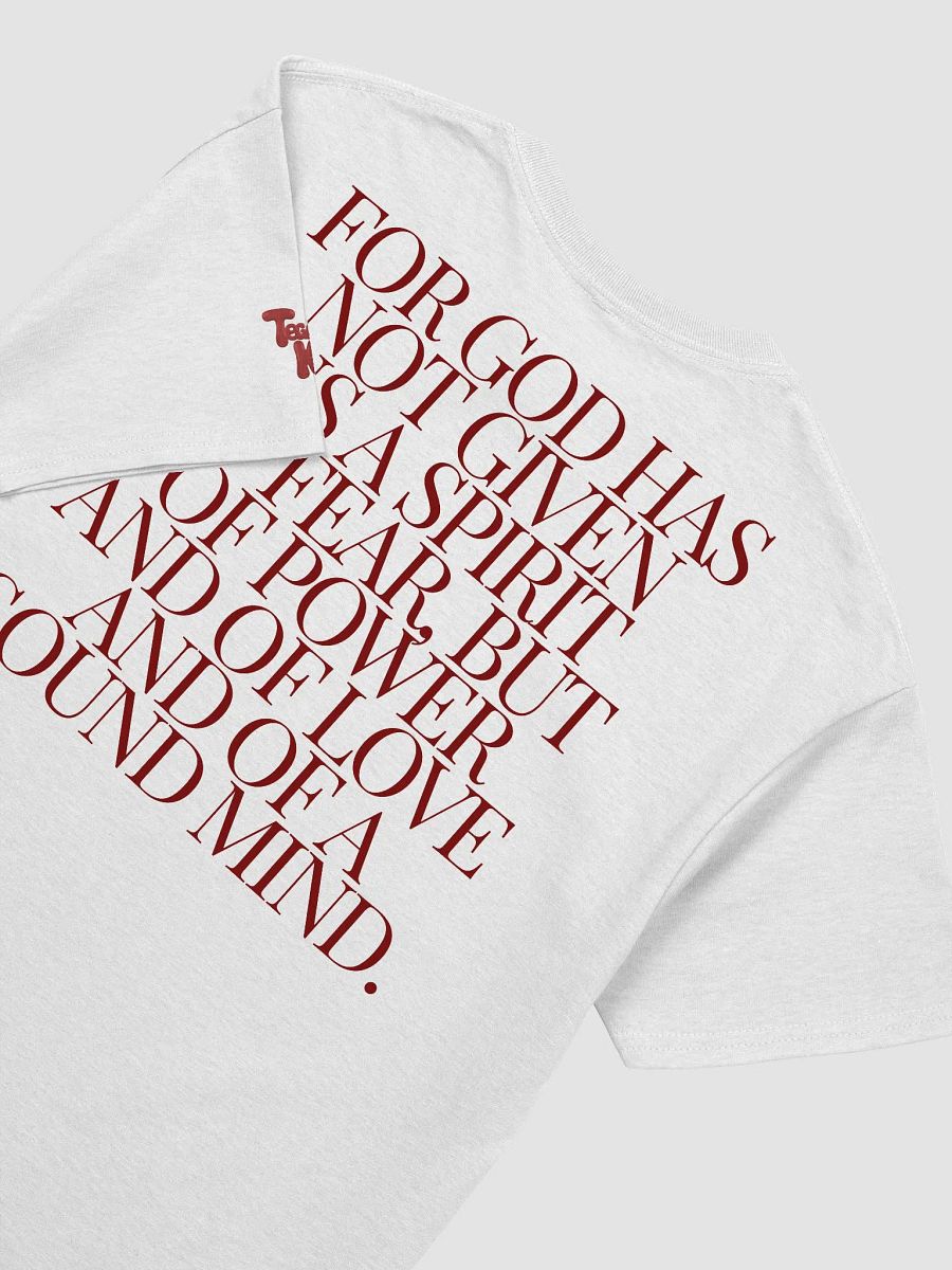 Fearless 2 Timothy 1:7 (woman t-shirt) product image (4)