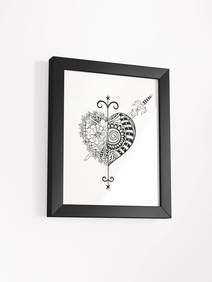 Frame with Erzulie Danthor vèvè product image (2)