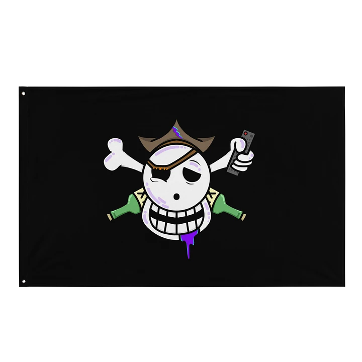 Drunk Watch Pirates Jolly Roger Banner product image (1)