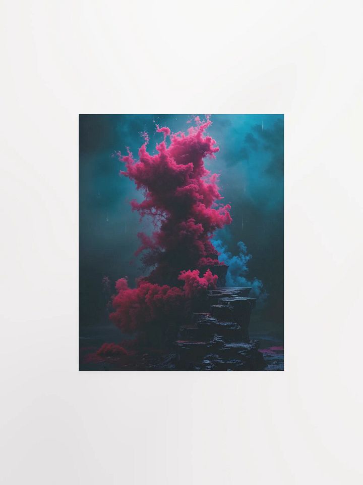 Crimson Bloom Ascension Matte Poster product image (7)