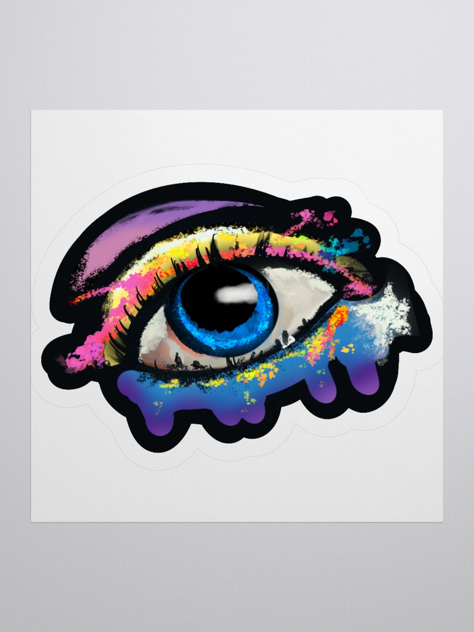 Eye See Beautiful Colors Sticker product image (1)