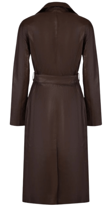 Bod & Christensen Darcy Leather Trench Coat product image (2)