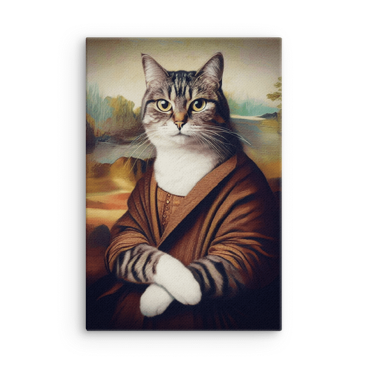 Meow Lisa on Canvas product image (1)