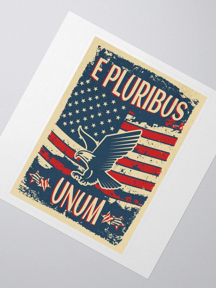 E Pluribus Unum Sticker product image (2)