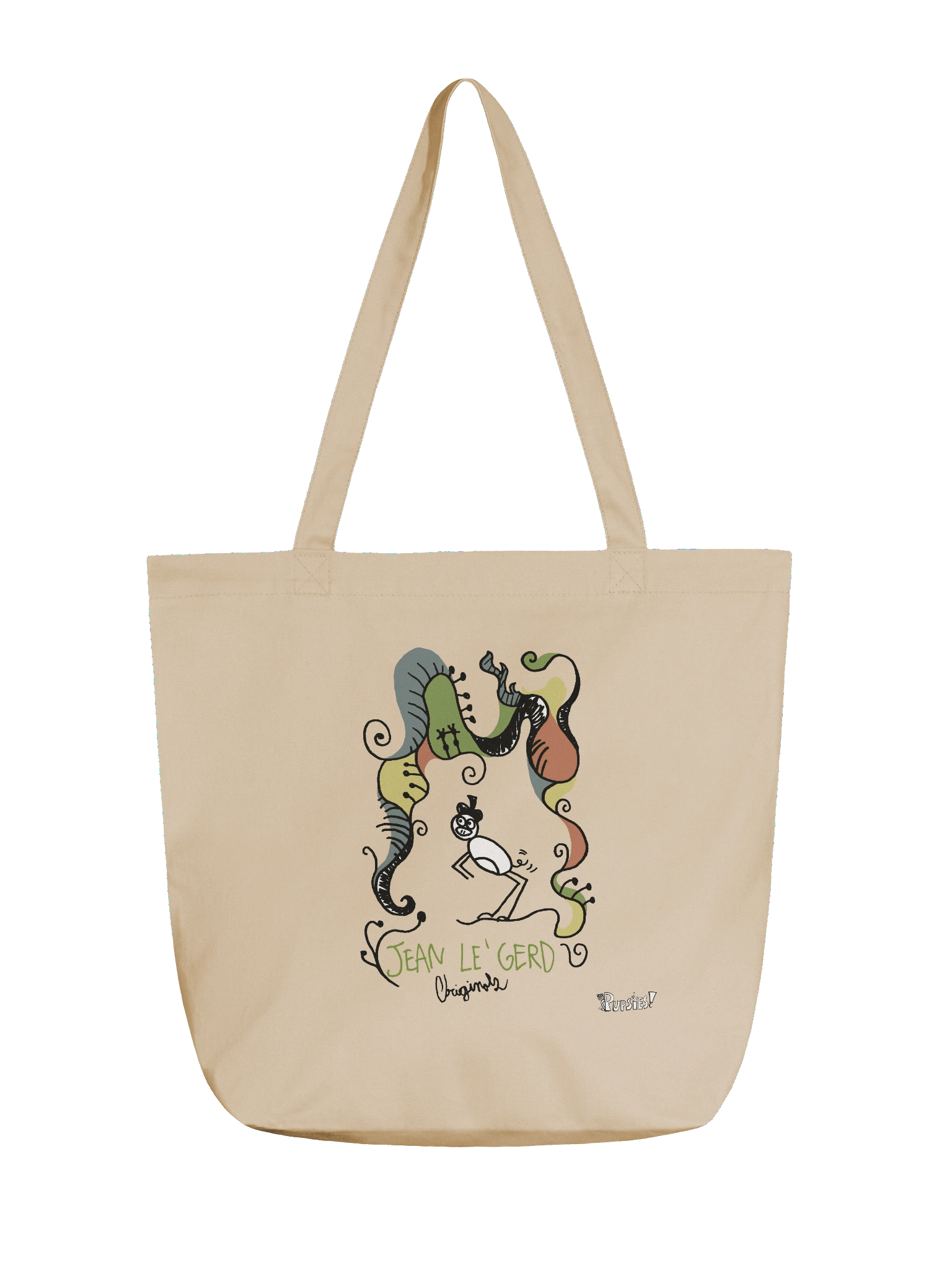 'Jean Le'Gerd' Tote Bag - Pupsies! product image (1)
