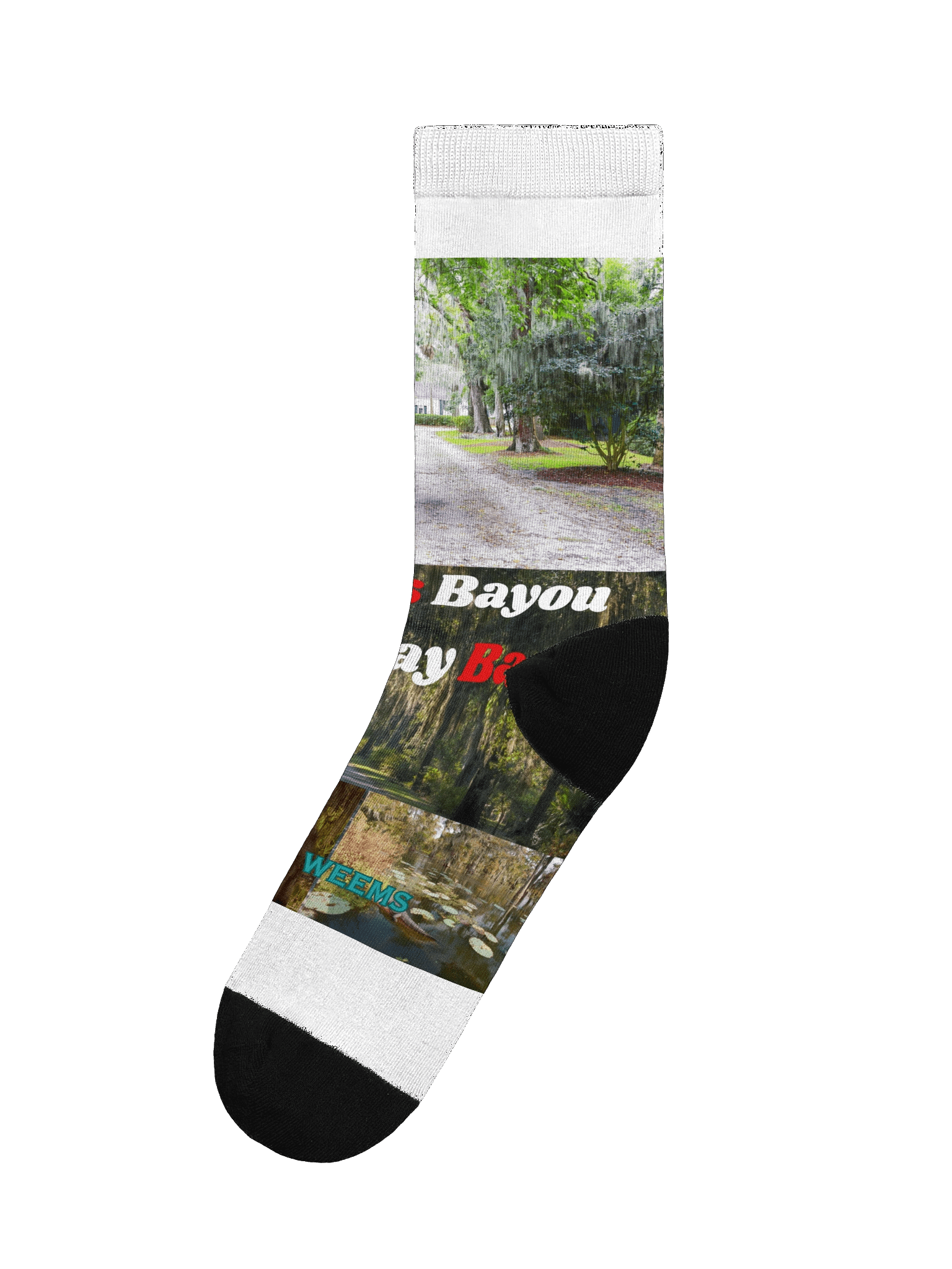 Benji's Bayou Birthday Bash EcoArt Crew Socks product image (1)