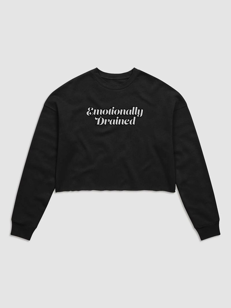 WOMEN'S FLEECE CROP SWEATSHIRT