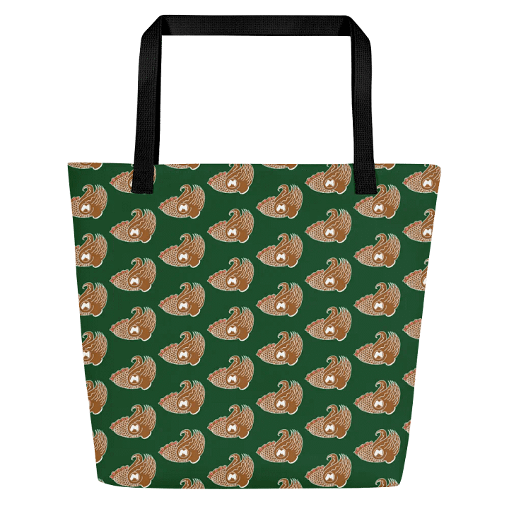 Gingerbread Dark Green Tote product image (2)