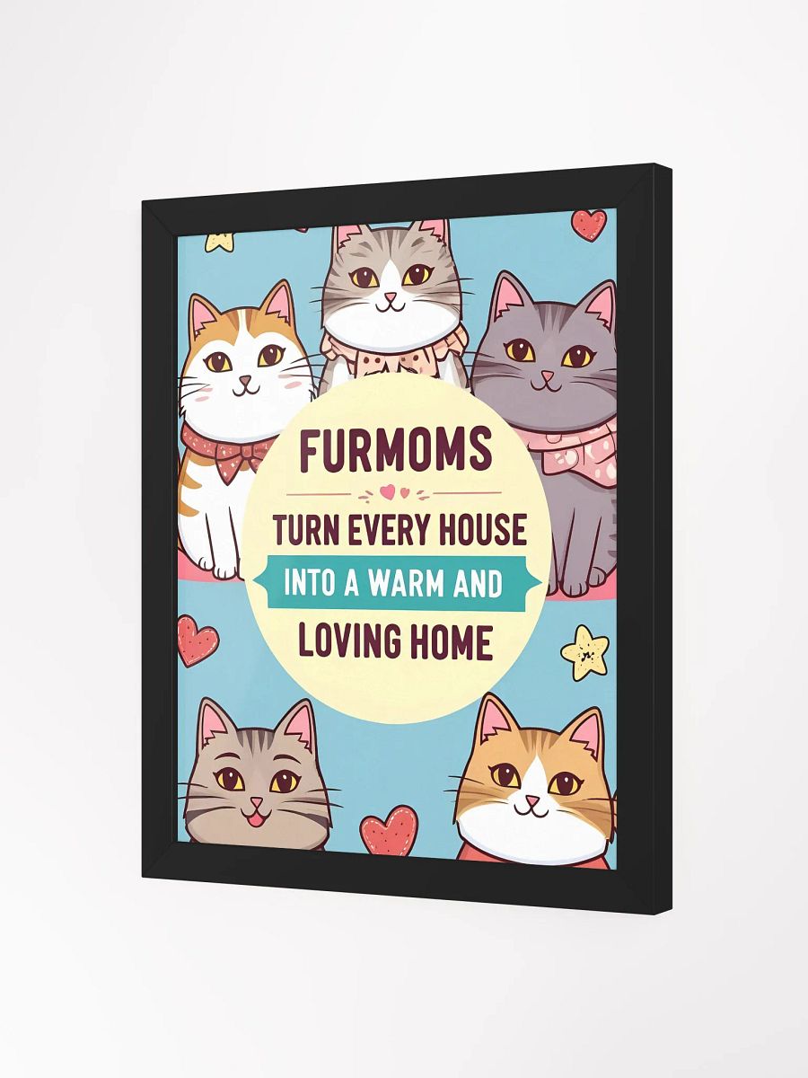 FurMom Love Circle - Framed Matte Poster product image (7)