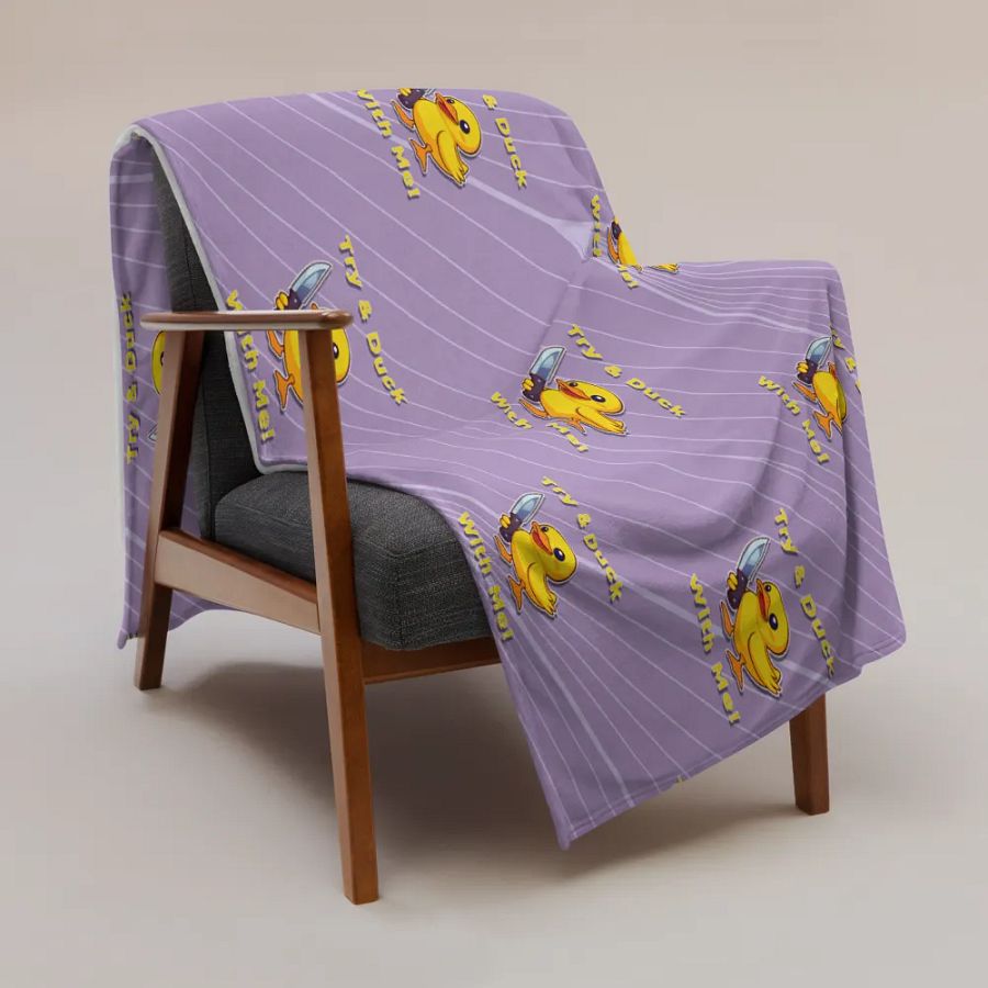 Quack & Slash Throw Blanket product image (3)