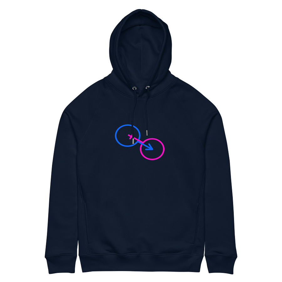 Eco-Friendly Natural Genders Connected Symbols Hoodie product image (6)
