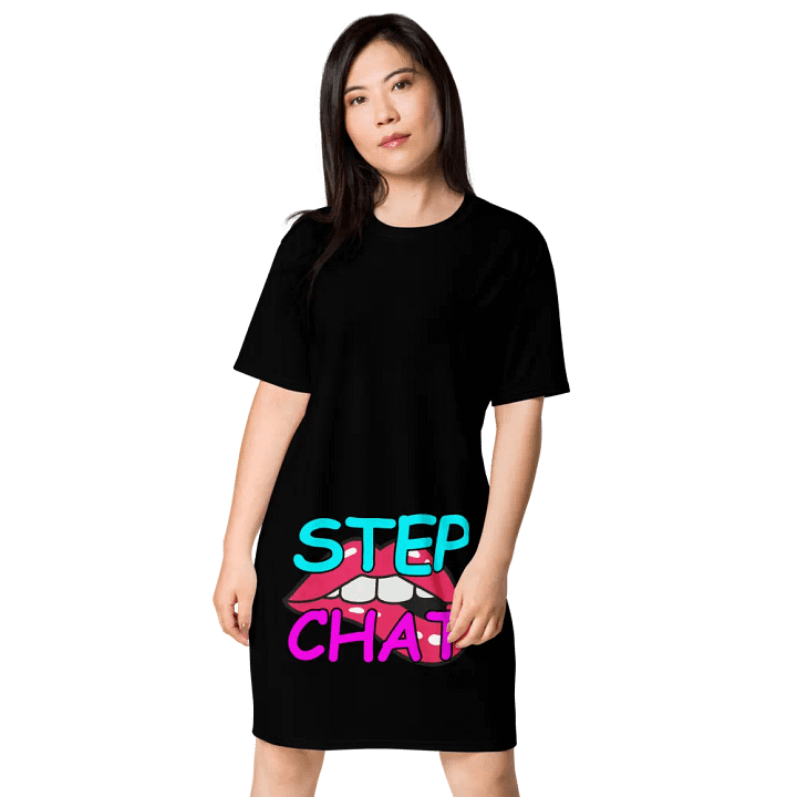 Naughty Stepchat Dress T-Shirt (Black) product image (1)