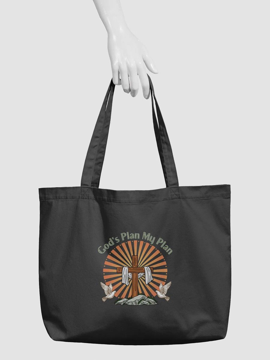 God`s Plan My Plan, Christian Faith Eco-Friendly Tote Bag product image (2)