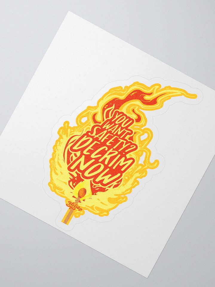 Decrim Now Sticker product image (2)