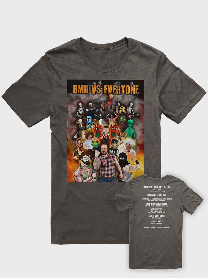 BMD vs EVERYONE Wrestling T-Shirt product image (1)