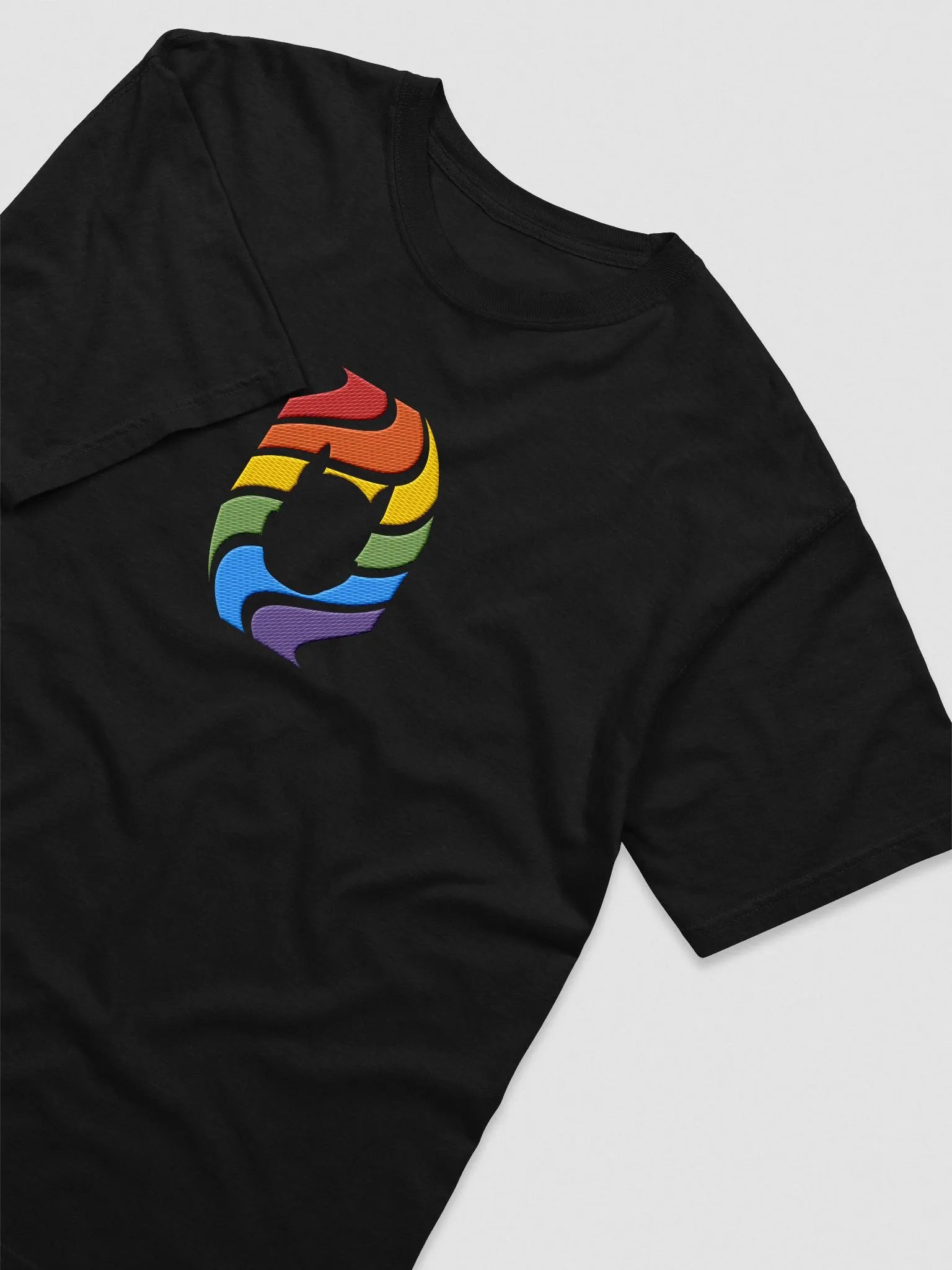 BIG Pup in Rainbow - Embroidered Heavyweight T-Shirt product image (3)
