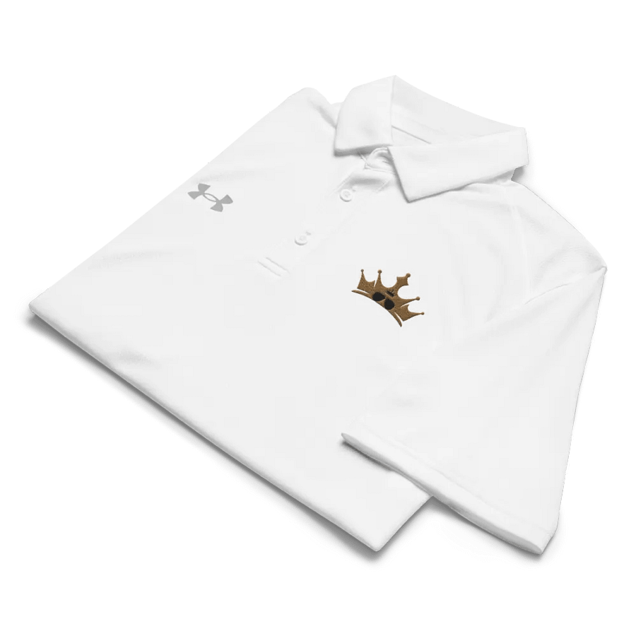 Talking Pounds WHITE UNDER ARMOUR POLO SHIRT product image (12)