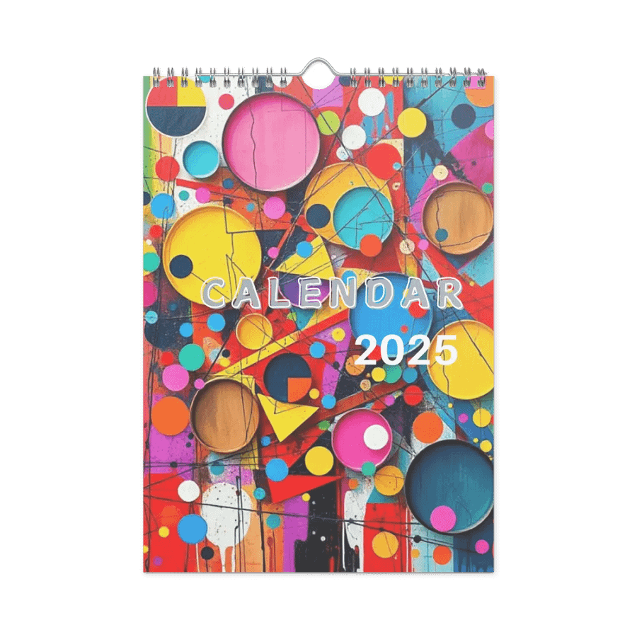 ART ABSTRACT WALL CALENDAR 2025 product image (3)