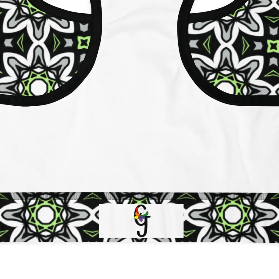 Agender Abstract (2) - Padded Sports Bra product image (8)