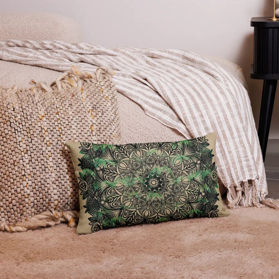 Mystic Garden Mandala Pillow Case product image (7)