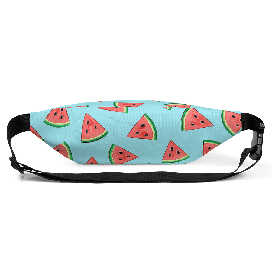 Watermelon Slices Light Blue Fanny Pack (Waist Bag) product image (3)