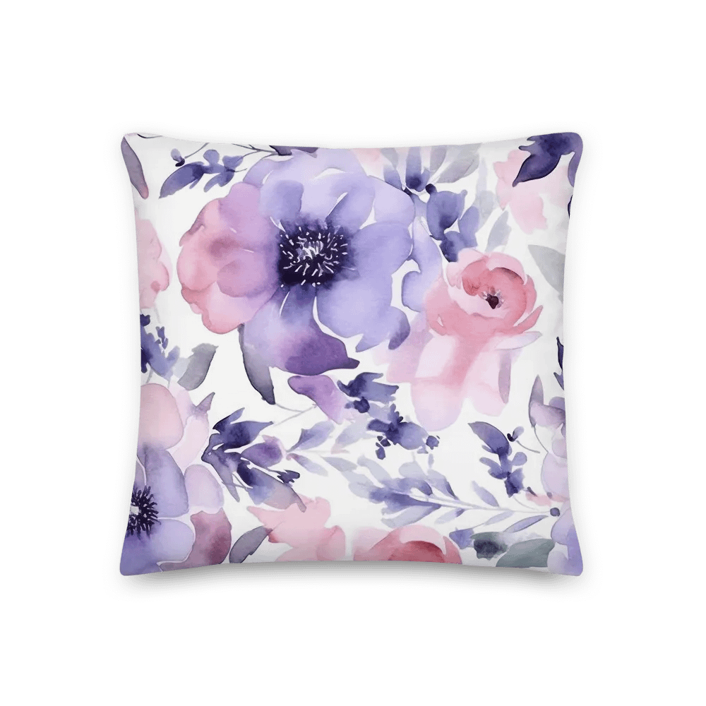 Pretty Pastel Petals: Decorative Pillow product image (1)