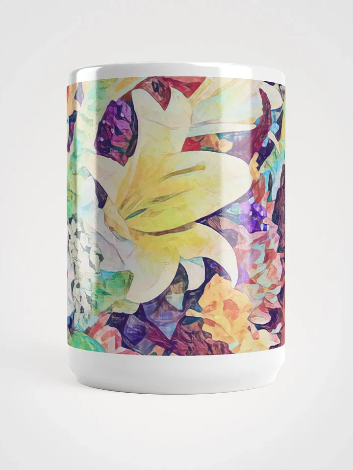 Abstract Graphic | White Coffee Mug | Harvest Floral product image (2)