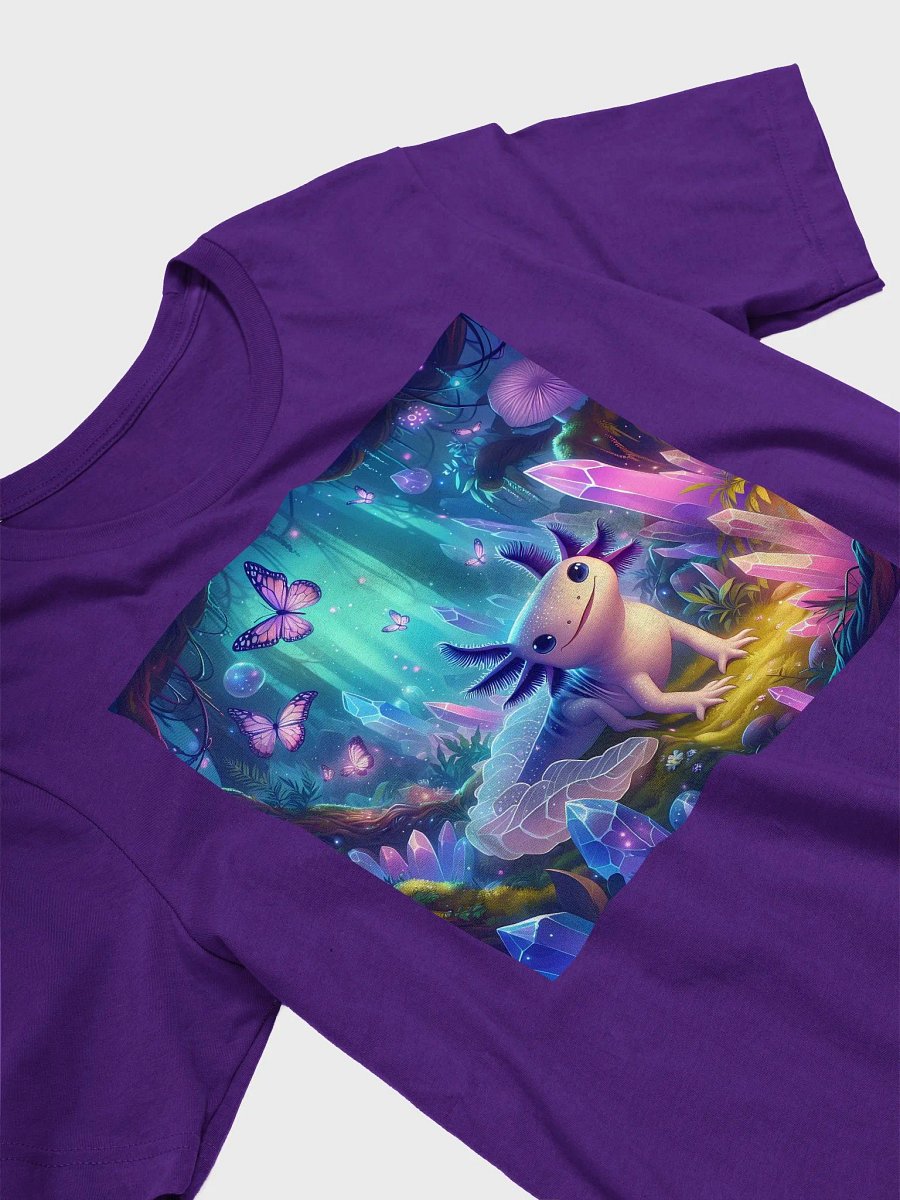 Cute Axolotl Shirt #2 - Crystals and Butterflies - Axolotl Lovers Colection product image (3)