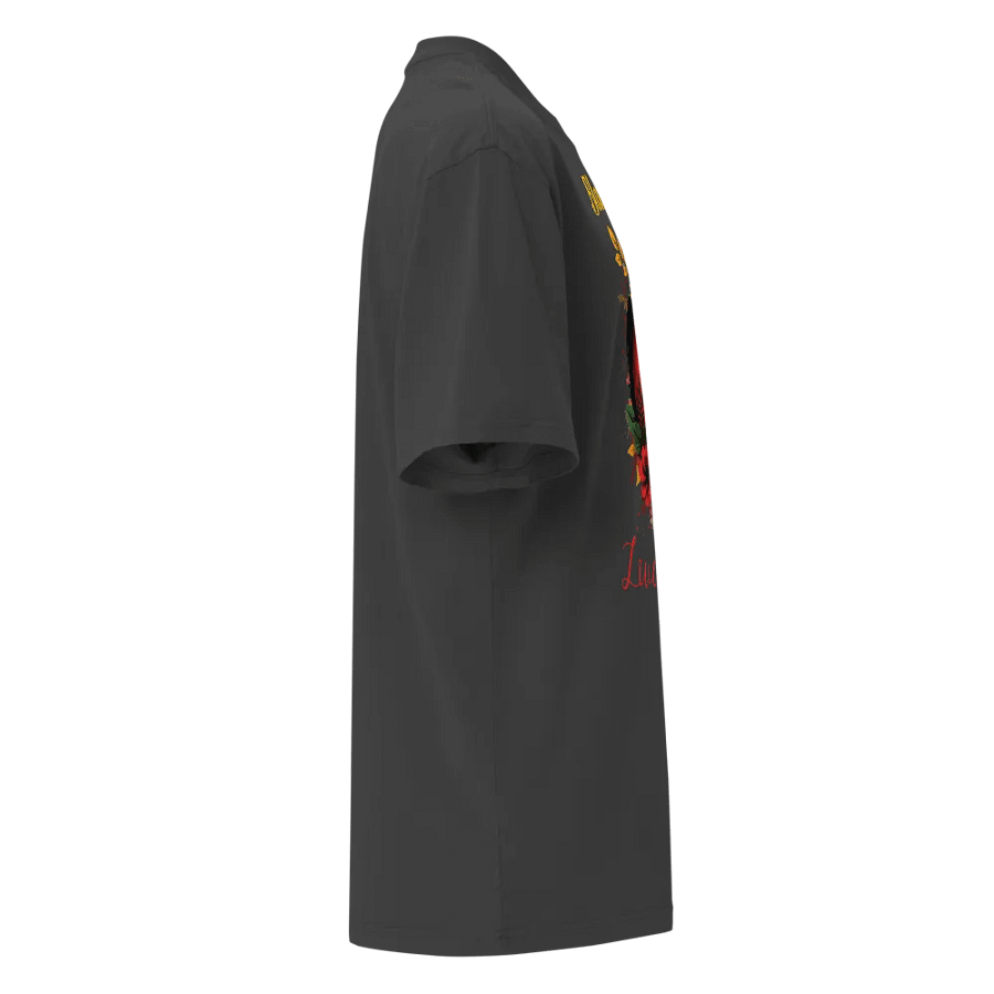 Black Excellence Lives Here Oversized T-Shirt product image (7)