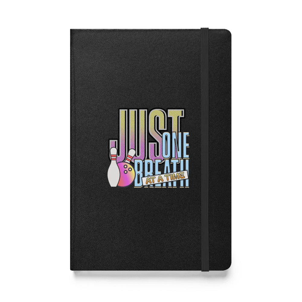 Just One Breath At A Time Bowling Hardcover Journal product image (1)