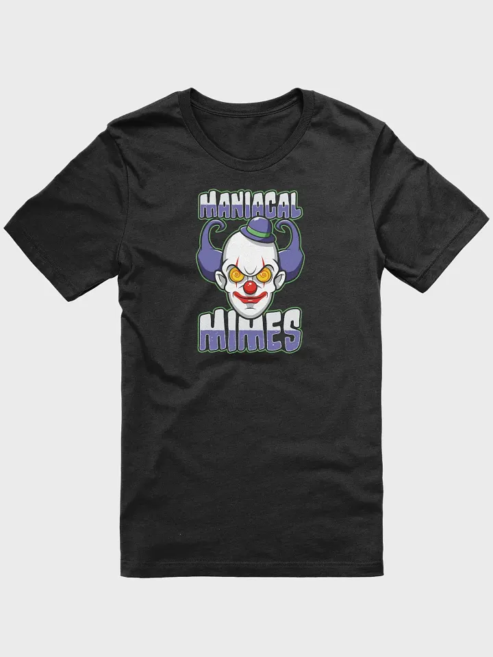 Maniacal Mimes Creepy Clown T-Shirt – Funny & Scary Halloween Tee product image (1)