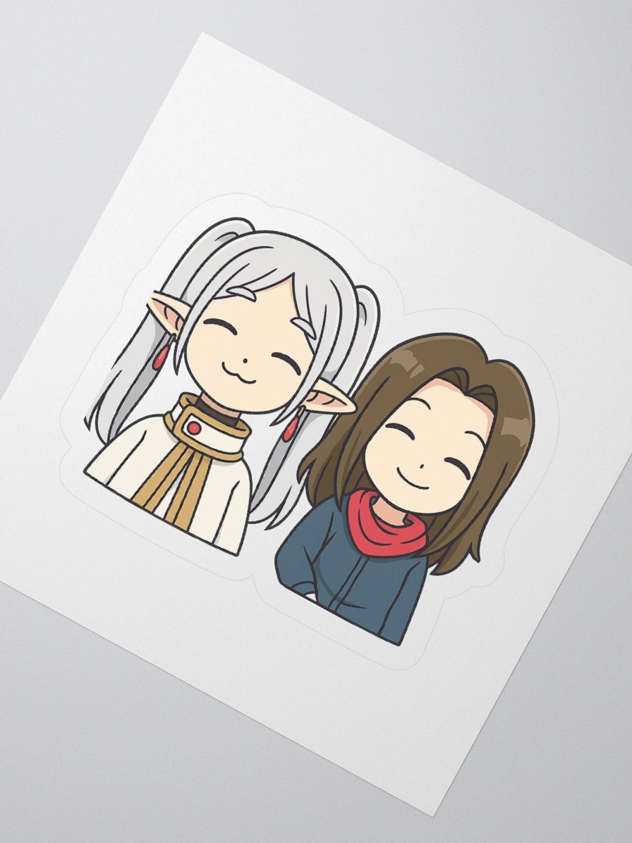 Senpai x Frieren Chibi Sticker product image (2)