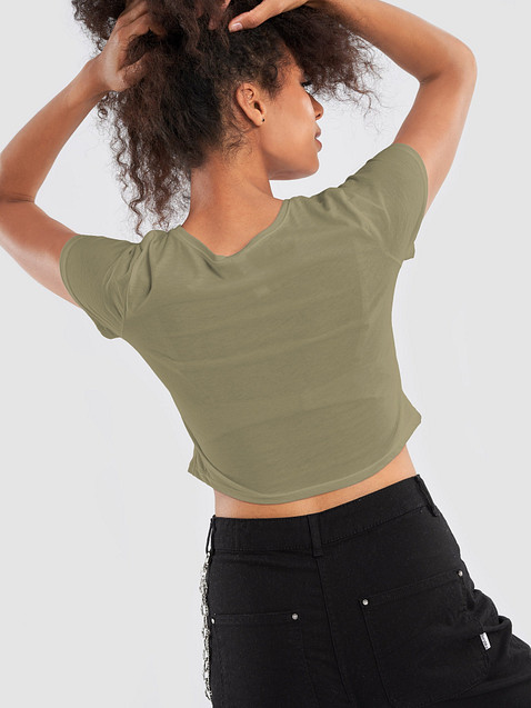 Photo showing Bella+Canvas Women's Crop Tee