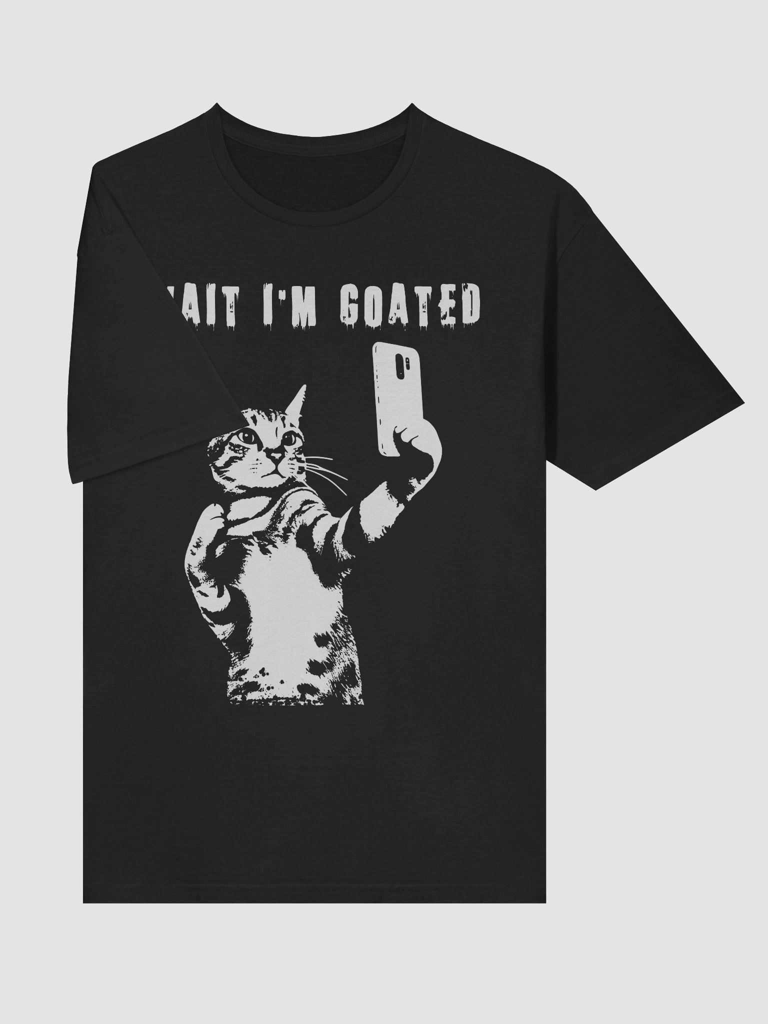 Wait I'm Goated Cat Tee (03) product image (27)