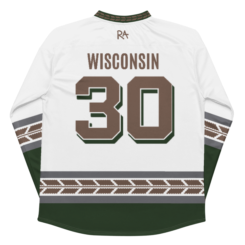 Wisconsin Barley - White Hockey Jersey product image (2)
