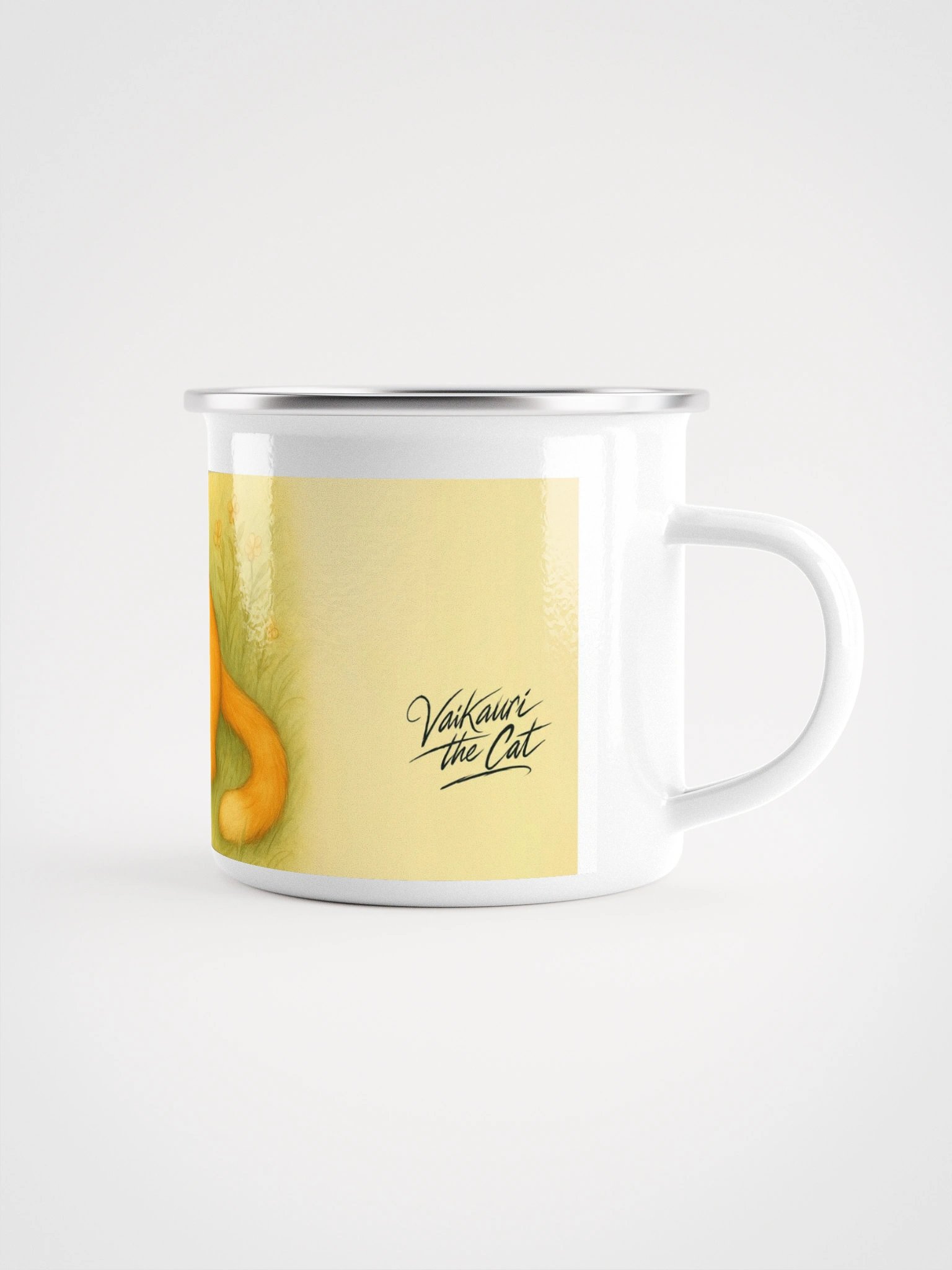 Vaikauri Cat Enamel Mug product image (3)