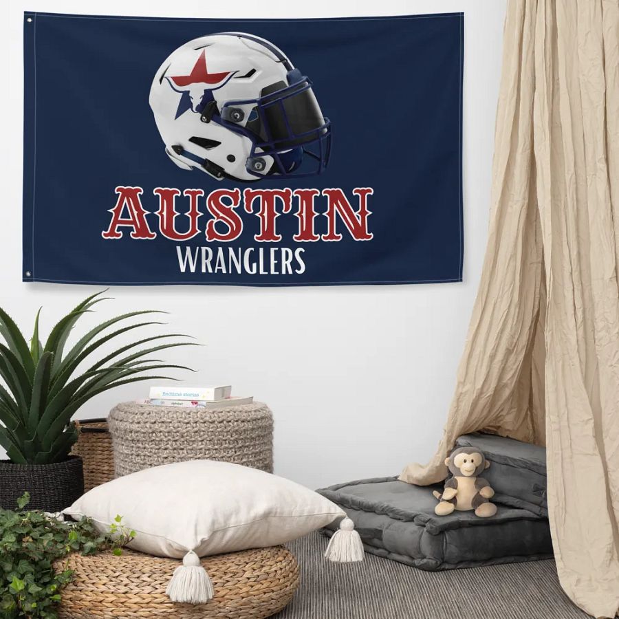 Austin Wranglers Team Flag product image (5)